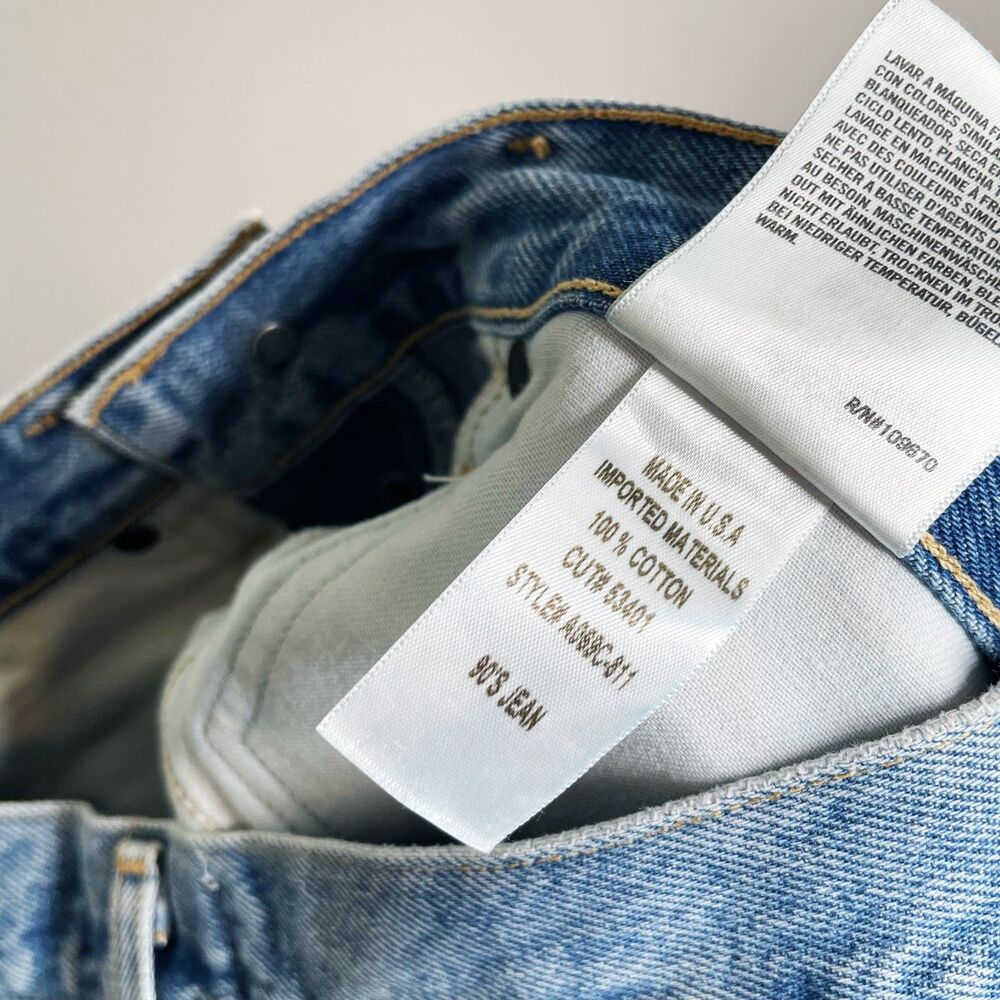 AGOLDE 90's Mid Rise Loose Fit Jeans - Picture 2 of 8